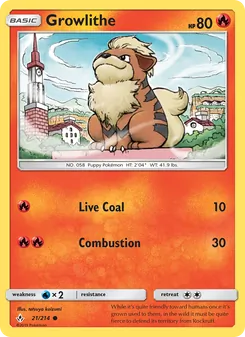 Growlithe, Unbroken Bonds, no. 21