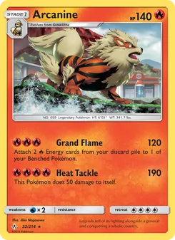 Arcanine, Unbroken Bonds, no. 22