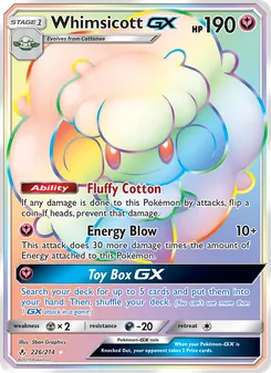 Whimsicott GX, Unbroken Bonds, no. 226