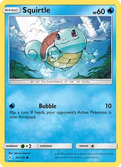 Squirtle, Unbroken Bonds, no. 33