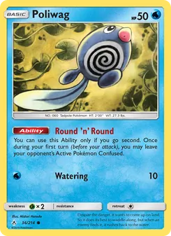 Poliwag, Unbroken Bonds, no. 36