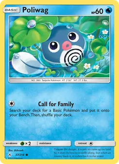 Poliwag, Unbroken Bonds, no. 37
