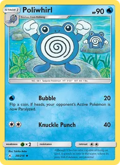 Poliwhirl, Unbroken Bonds, no. 38