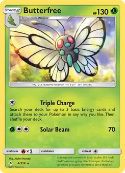 Butterfree, Unbroken Bonds, no. 4