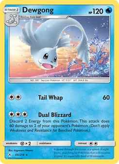 Dewgong, Unbroken Bonds, no. 45