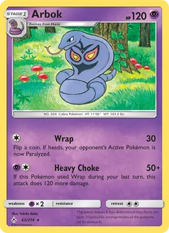 Arbok, Unbroken Bonds, no. 63