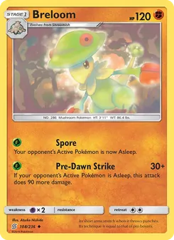Breloom, Unified Minds, no. 108