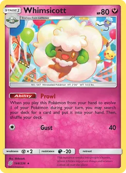 Whimsicott, Unified Minds, no. 144