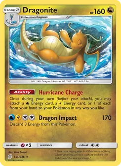 Dragonite, Unified Minds, no. 151