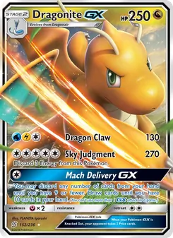 Dragonite GX, Unified Minds, no. 152