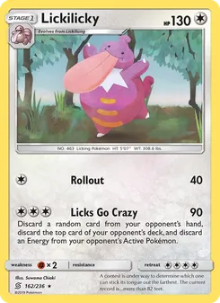 Lickilicky, Unified Minds, no. 162