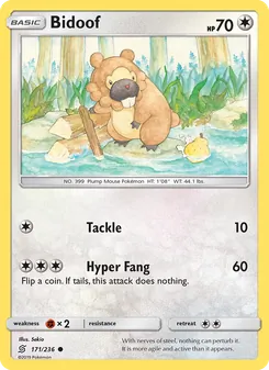 Bidoof, Unified Minds, no. 171
