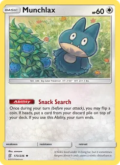 Munchlax, Unified Minds, no. 173
