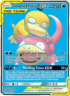 Slowpoke & Psyduck GX, Unified Minds, no. 217