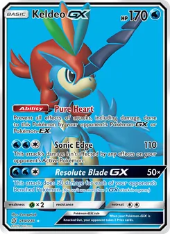 Keldeo GX, Unified Minds, no. 219