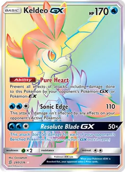 Keldeo GX, Unified Minds, no. 240