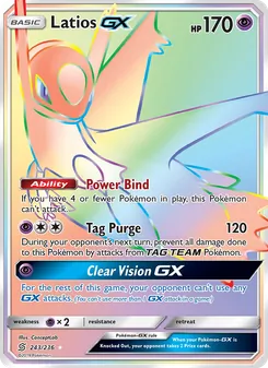 Latios GX, Unified Minds, no. 243