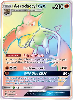 Aerodactyl GX, Unified Minds, no. 244