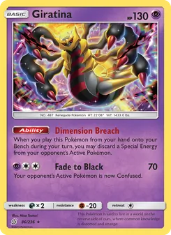 Giratina, Harmonie des Esprits, n° 86