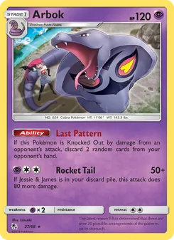 Arbok, Destinées Occultes, n° 27