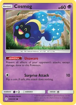 Cosmog, Cosmic Eclipse, no. 100