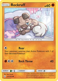 Rockruff, Cosmic Eclipse, no. 123