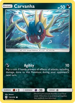 Carvanha, Cosmic Eclipse, no. 132