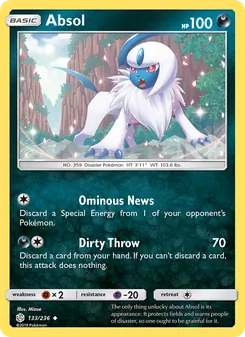 Absol, Cosmic Eclipse, no. 133