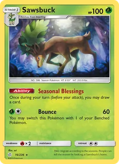 Sawsbuck, Cosmic Eclipse, no. 16