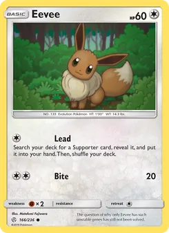 Eevee, Cosmic Eclipse, no. 166