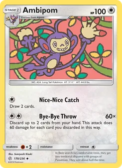 Ambipom, Cosmic Eclipse, no. 170