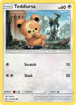 Teddiursa, Cosmic Eclipse, no. 171