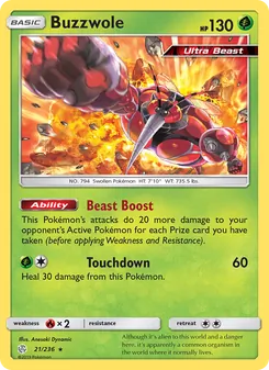 Buzzwole, Cosmic Eclipse, no. 21