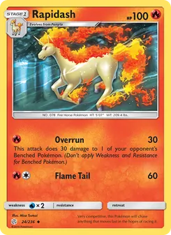 Rapidash, Cosmic Eclipse, no. 24