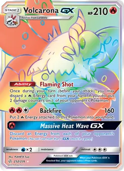 Volcarona GX, Cosmic Eclipse, no. 252