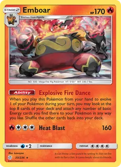 Emboar, Cosmic Eclipse, no. 33