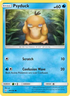 Psyduck, Cosmic Eclipse, no. 40