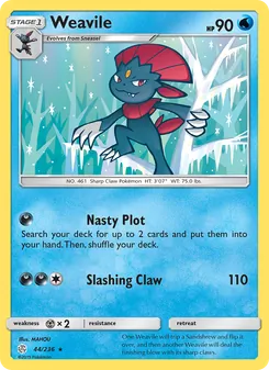 Weavile, Cosmic Eclipse, no. 44