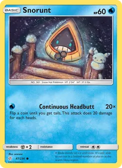 Snorunt, Cosmic Eclipse, no. 47