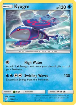 Kyogre, Cosmic Eclipse, no. 53