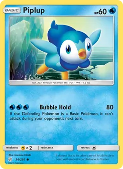 Piplup, Cosmic Eclipse, no. 54