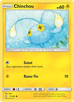 Chinchou, Cosmic Eclipse, no. 71