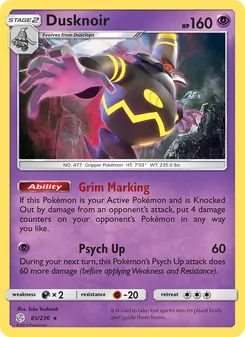 Dusknoir, Cosmic Eclipse, no. 85