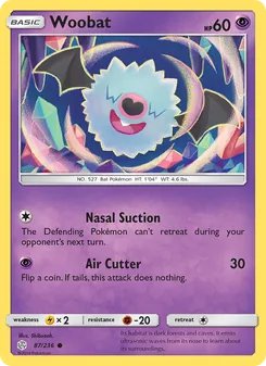 Woobat, Cosmic Eclipse, no. 87