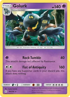 Golurk, Cosmic Eclipse, no. 90