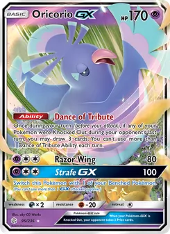 Oricorio GX, Cosmic Eclipse, no. 95