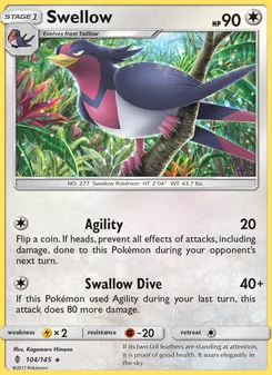 Swellow, Guardians Rising, no. 104