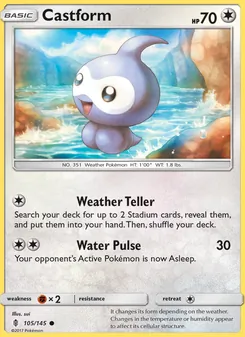 Castform, Guardians Rising, no. 105