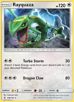 Rayquaza, Guardians Rising, no. 106