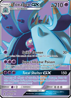 Toxapex GX, Guardians Rising, no. 136